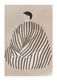 Abstract shape meets soft colors in a harmonious, modern poster-1
