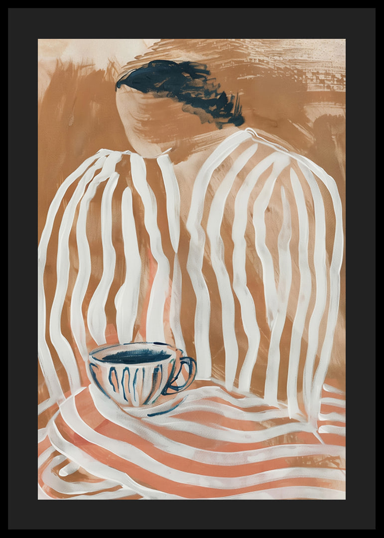 Mysterious elegance meets soft stripes in a muted color scheme-12