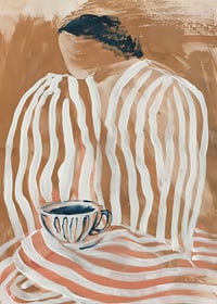 Mysterious elegance meets soft stripes in a muted color scheme-7