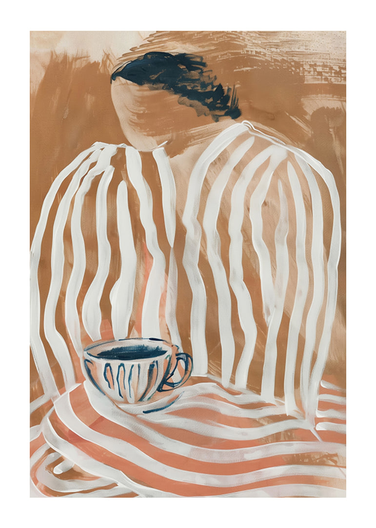 Mysterious elegance meets soft stripes in a muted color scheme-12