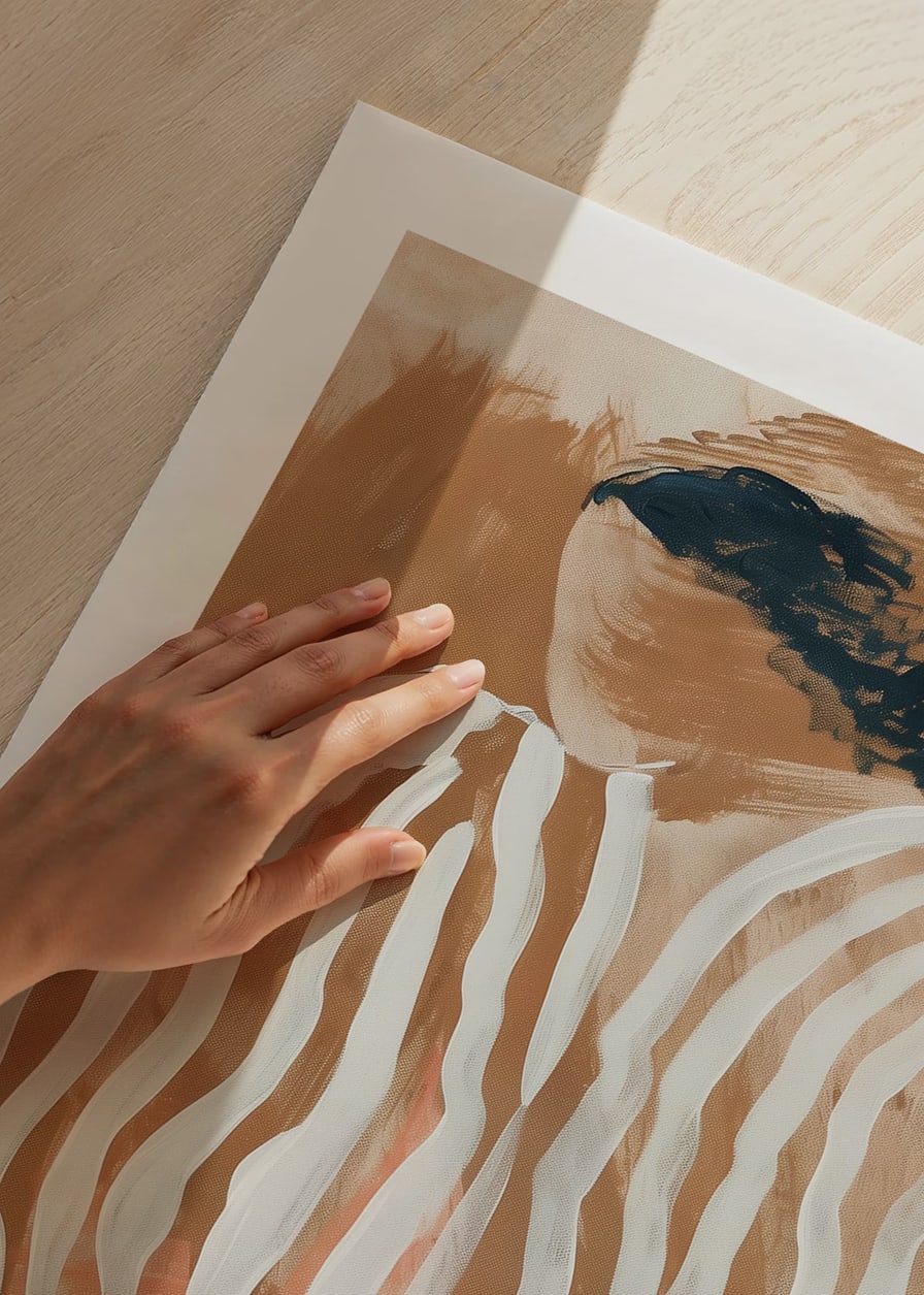 Mysterious elegance meets soft stripes in a muted color scheme-12