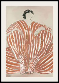 Une beauté abstraite avec des motifs rayés apporte un sentiment de calme et de créativité-2