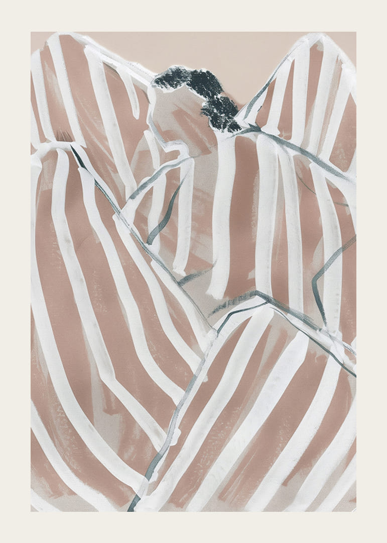 Abstrakte mønstre i jordfarger skaper en myk intensitet-12