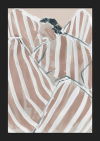 Abstrakte mønstre i jordfarger skaper en myk intensitet-5