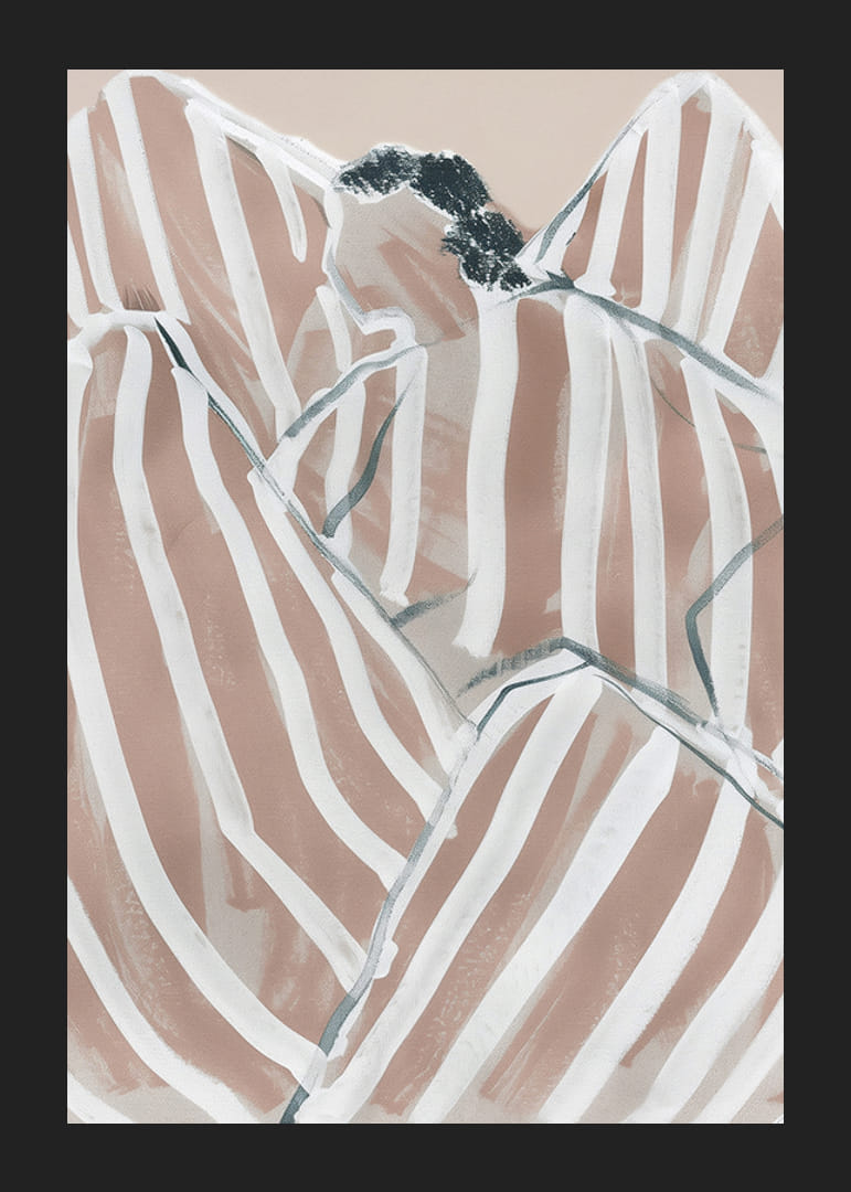 Abstrakte mønstre i jordfarger skaper en myk intensitet-12