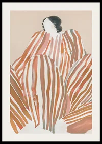 An abstract symphony of earthy stripes that create movement and mystery-2