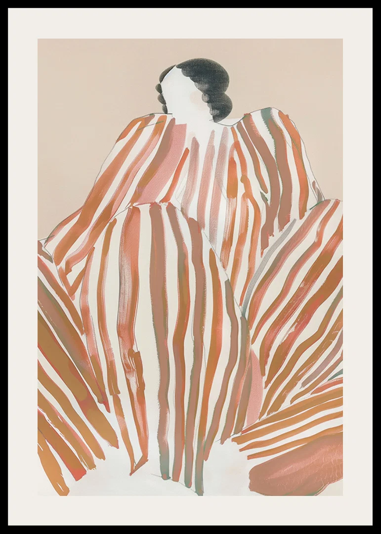 An abstract symphony of earthy stripes that create movement and mystery-12