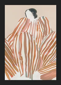 An abstract symphony of earthy stripes that create movement and mystery-5