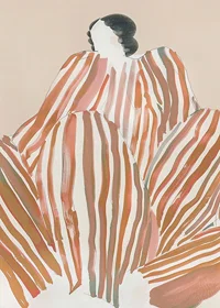 An abstract symphony of earthy stripes that create movement and mystery-7