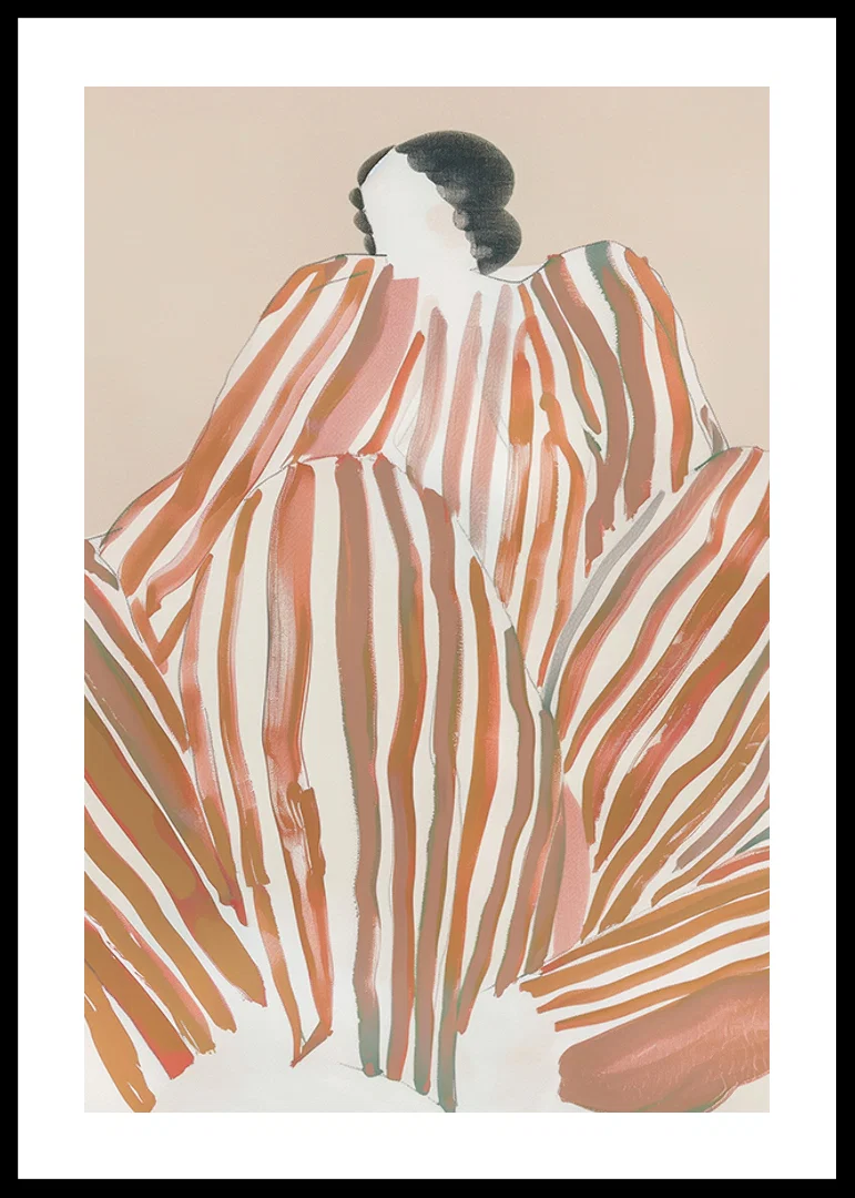 An abstract symphony of earthy stripes that create movement and mystery-12