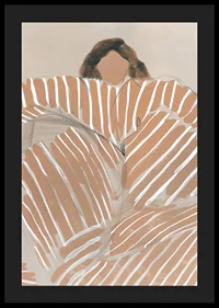 Abstract elegance meets warmth in earth tones and contrasting lines-4