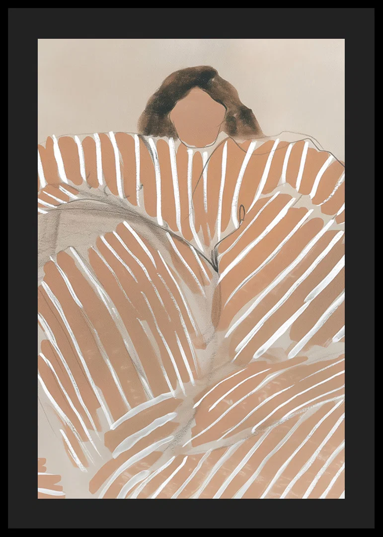 Abstract elegance meets warmth in earth tones and contrasting lines-12