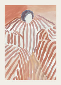 Abstrakt harmoni der bølgende linjer skaper et drømmeaktig landskap-3