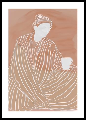 Poster Warmth In Lines