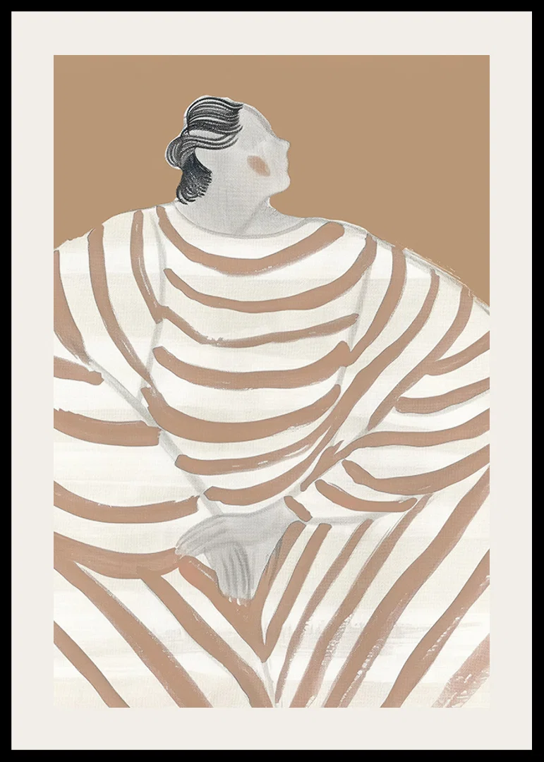 Stylish elegance meets soft stripes in a timeless design-12