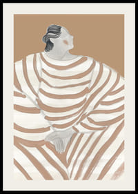 Štýlová elegancia sa stretáva s jemnými prúžkami v nadčasovom dizajne-2