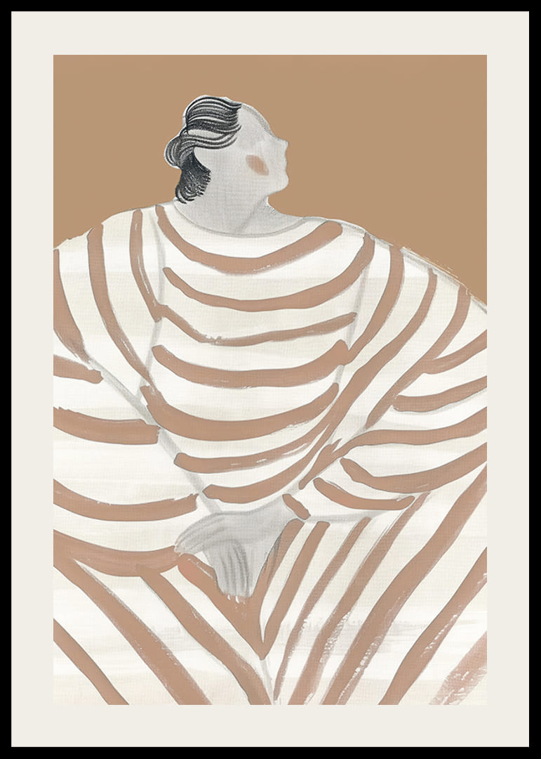 Štýlová elegancia sa stretáva s jemnými prúžkami v nadčasovom dizajne-12