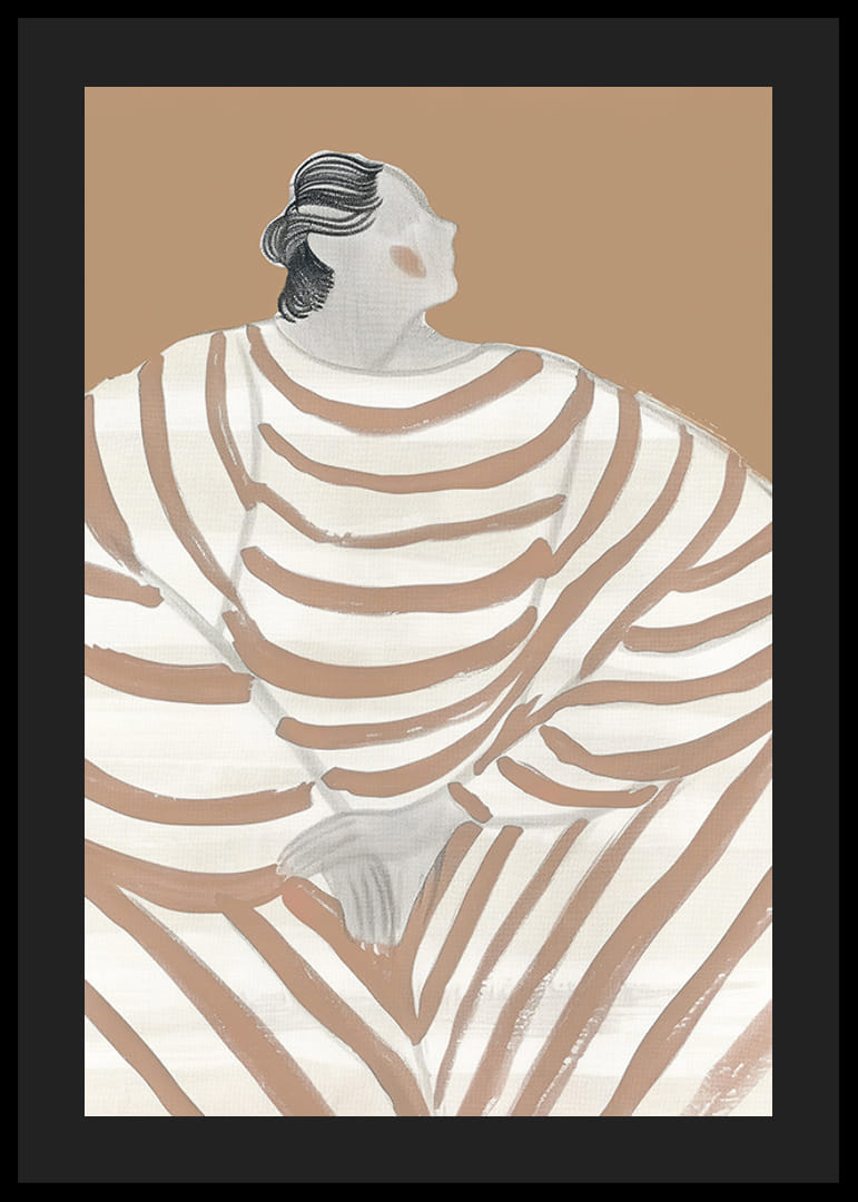 Štýlová elegancia sa stretáva s jemnými prúžkami v nadčasovom dizajne-12