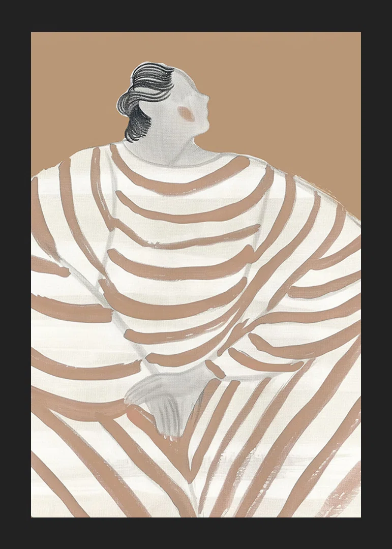 Stylish elegance meets soft stripes in a timeless design-12