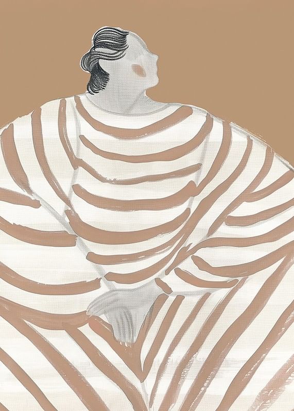 Stylish elegance meets soft stripes in a timeless design-12