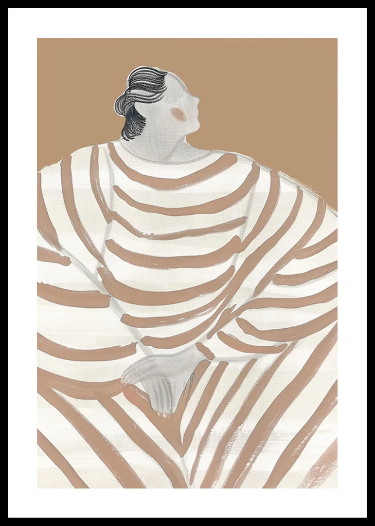 Stylish elegance meets soft stripes in a timeless design-12