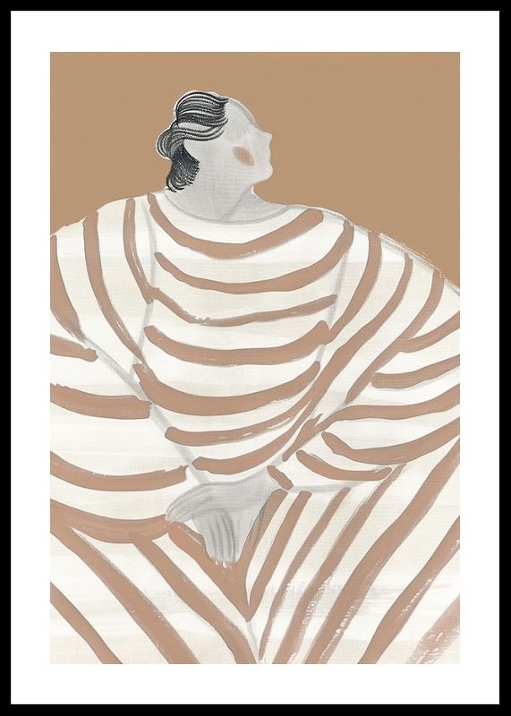 Stylish elegance meets soft stripes in a timeless design-12