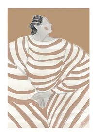Stylish elegance meets soft stripes in a timeless design-1