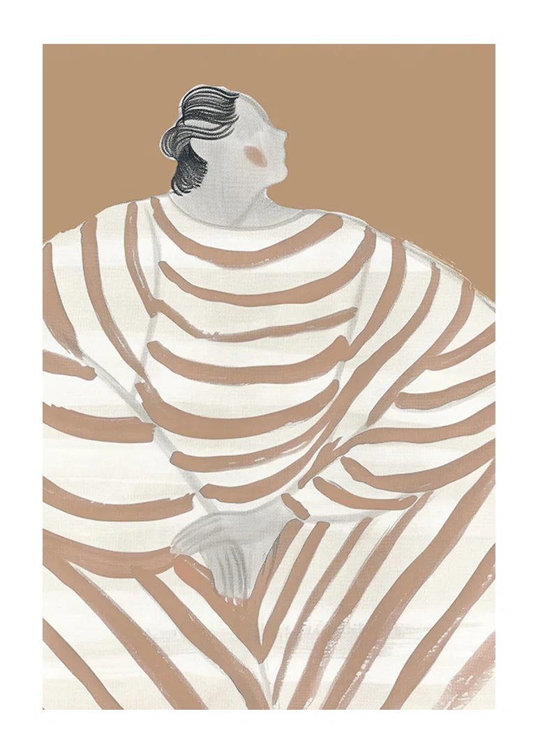 Stylish elegance meets soft stripes in a timeless design-12