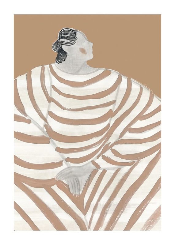 Stylish elegance meets soft stripes in a timeless design-12