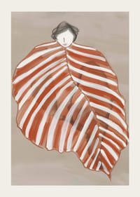 Une couverture chaude aux motifs de la nature enveloppe le corps et l'âme avec style-3