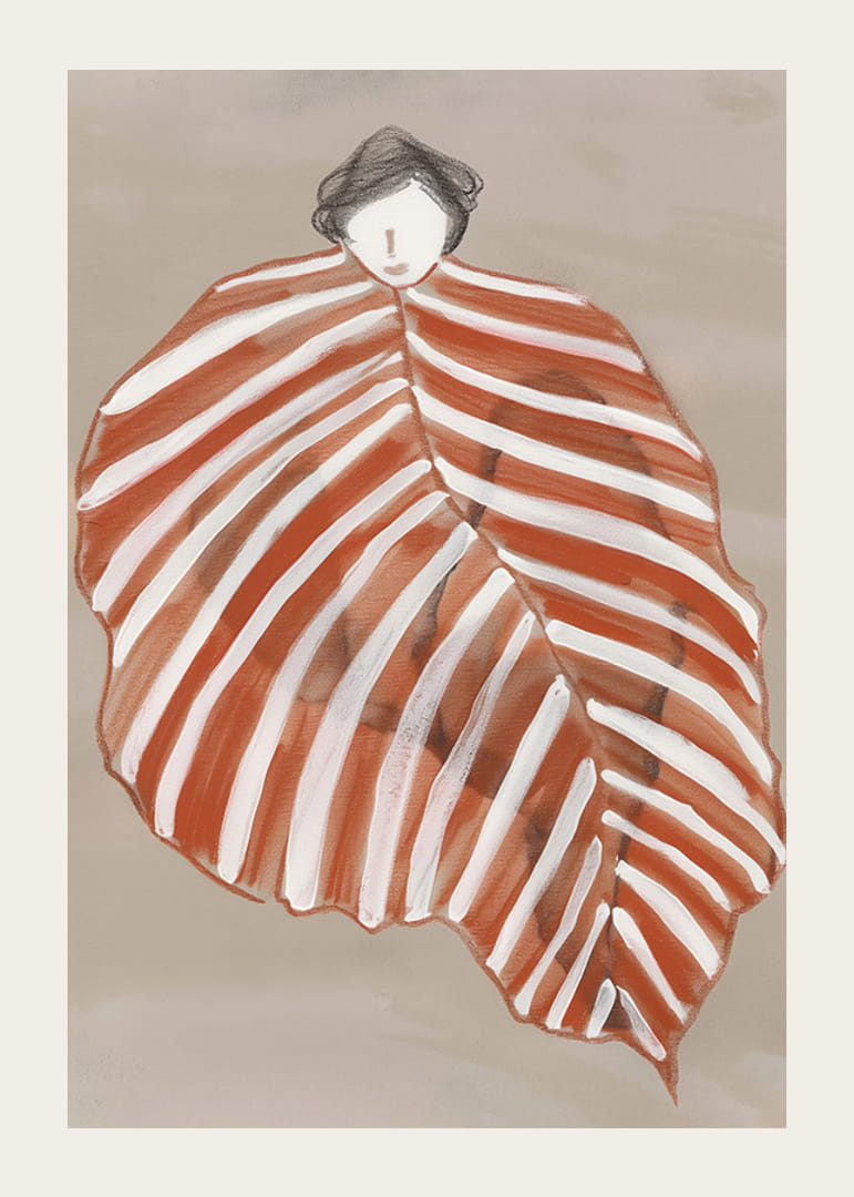 Une couverture chaude aux motifs de la nature enveloppe le corps et l'âme avec style-12