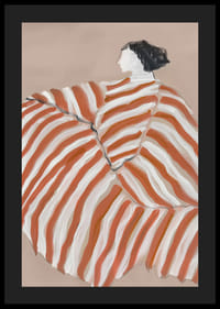 An abstract shape blends earthy stripes with elegant, fluid movement-4