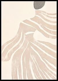 Liniile abstracte curg ca valuri moi peste o siluetă elegantă-2