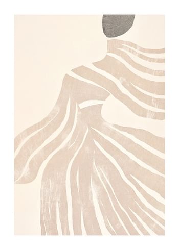 Poster Flowing Silhouette