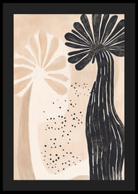 Abstrakt blomstermønster møder naturlig elegance i bløde jordfarver-4