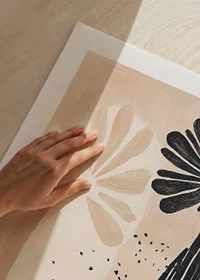 Abstract floral pattern meets natural elegance in soft, earthy tones-9