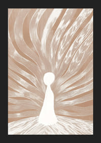 En mystisk gestalt strålar kraft och inspiration-5