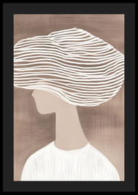 Abstrakt elegans med mjuka linjer i dämpade, jordnära toner-4