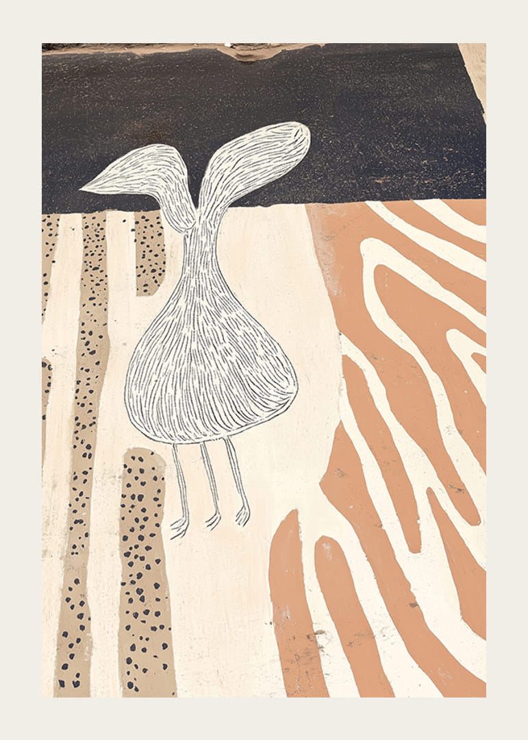 Abstraktné línie sa stretávajú so zemitými tónmi v hravej harmónii-12