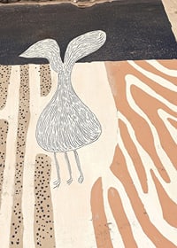 Abstract lines meet earthy tones in a playful harmony-7