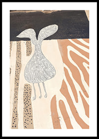 Abstract lines meet earthy tones in a playful harmony-0