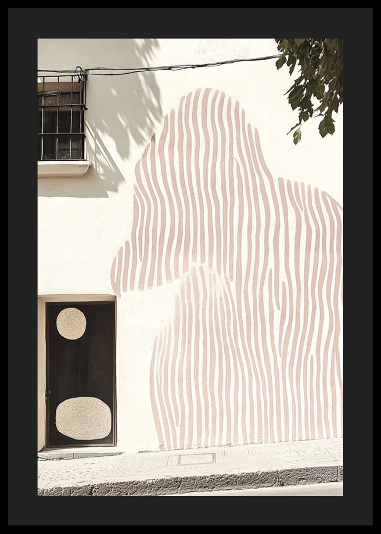 Arta subtilă se întâlnește cu arhitectura într-un mural elegant-12