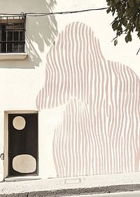 Jemné umenie sa stretáva s architektúrou v štýlovej nástennej maľbe-3