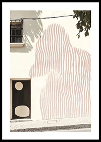 Subtle art meets architecture in a stylish mural-0