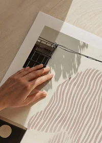 Subtle art meets architecture in a stylish mural-9