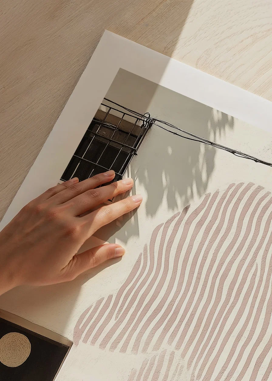 Subtle art meets architecture in a stylish mural-12