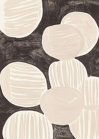 Abstracte vormen zweven harmonieus over een donkere achtergrond-3