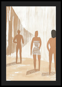 Três figuras em tons de terra harmoniosos criam uma atmosfera calma e sonhadora-4