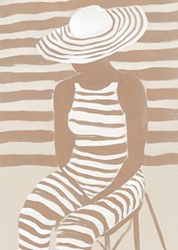 Striped calm meets stylish elegance in this harmonious work of art-7