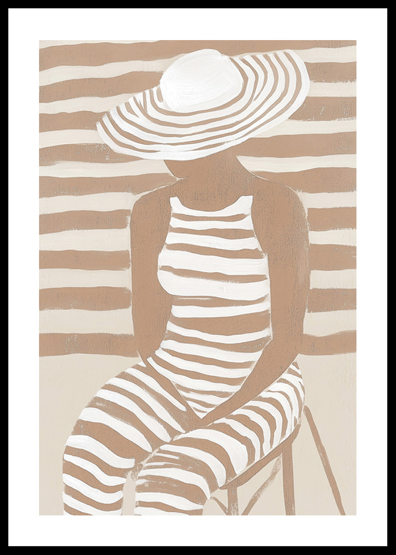 Striped calm meets stylish elegance in this harmonious work of art-12